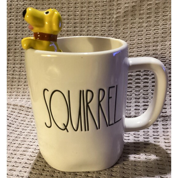 Rae Dunn Disney Pixar - UP Movie DUG the Dog / SQUIRREL Double Sided Large Mug - Picture 1 of 11
